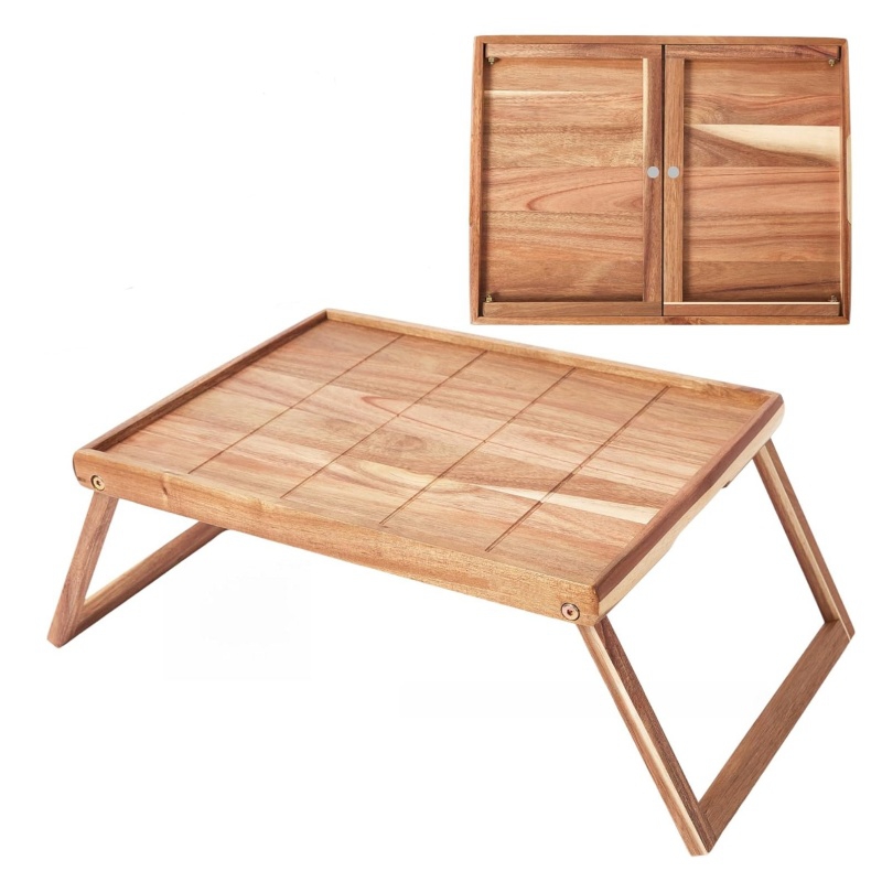 Solid wood bed table to learn to eat does not occupy an area