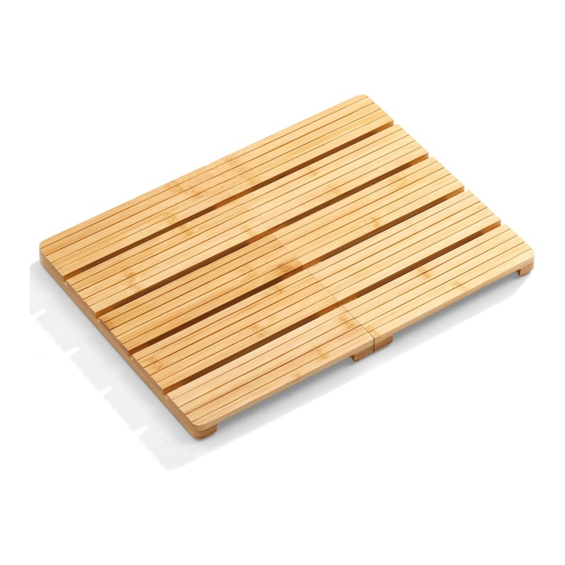 Bamboo bath mat is breathable and hydrophobic without stuffy taste