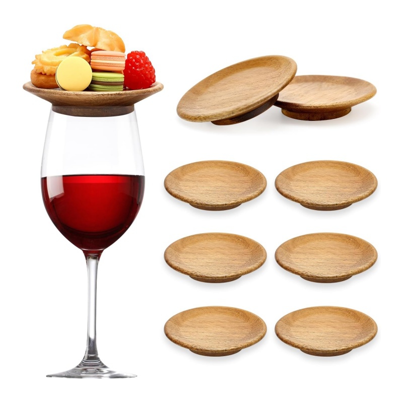 Handcrafted wooden cup lids create personalized beverage containers