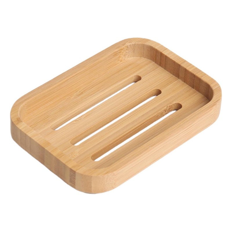 Bamboo soap racks are an ideal choice for their ease of cleaning and durability