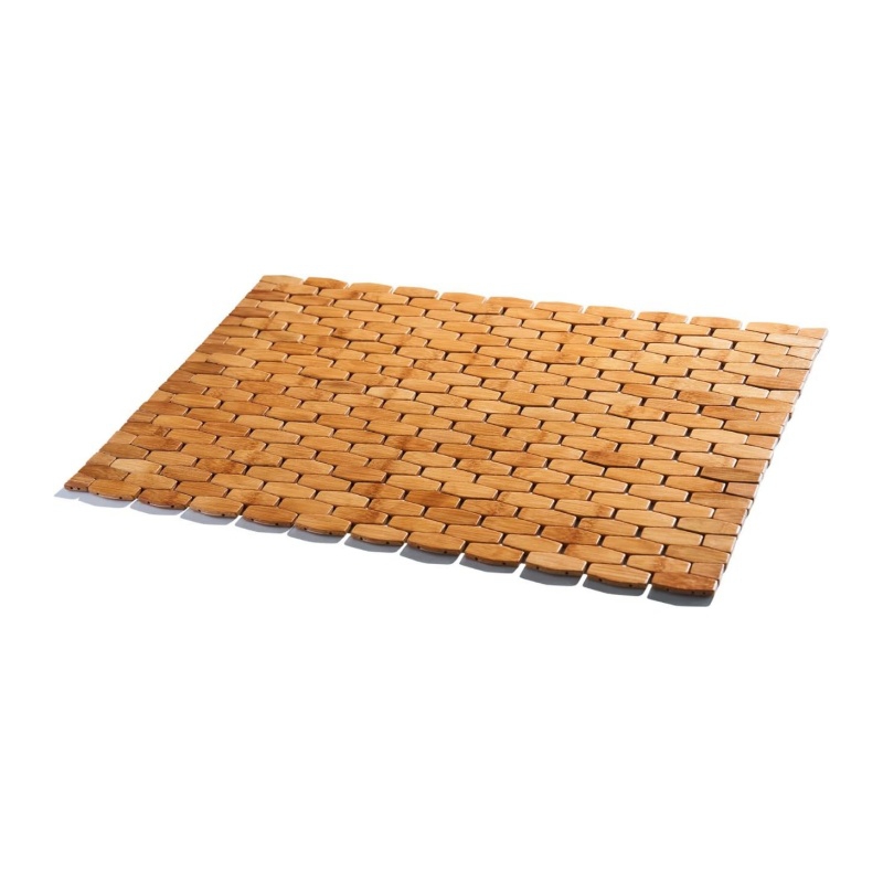The bamboo bath mat is the preferred choice for elderly households