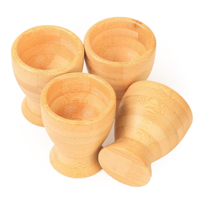 The bamboo egg tray creates a natural delicacy on the tip of the tongue