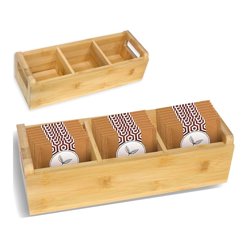 The bamboo storage boxes bring a better experience to home s